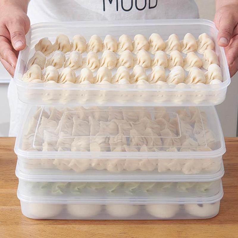 Food Storage Meal Prep - Transparent Kitchen Storage Box Refrigerator Organizer