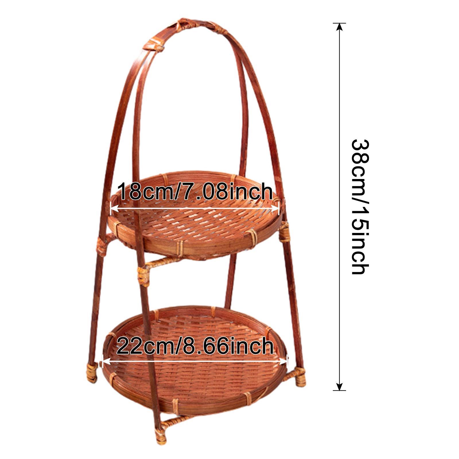 Food Storage Restaurant - Bamboo Woven Fruit Basket Meal Basket