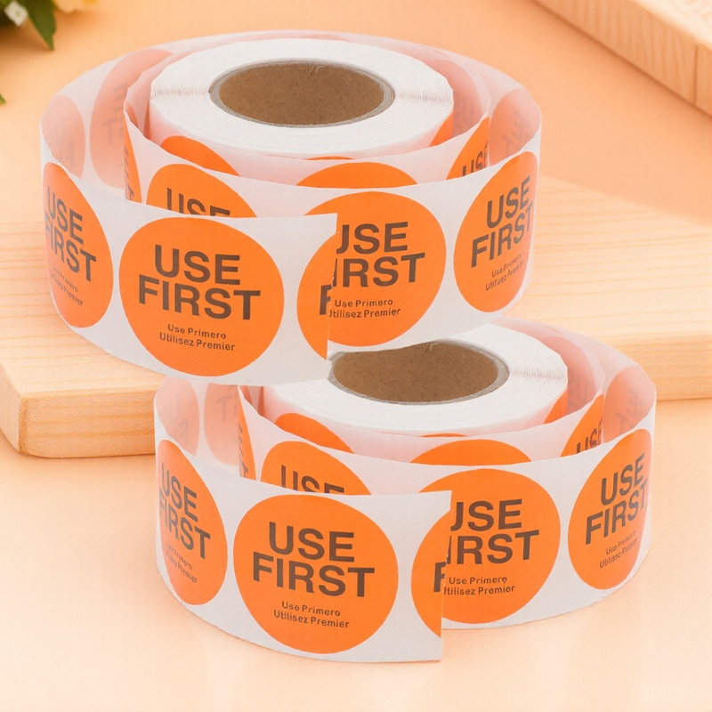 Food Storage Restaurant - 2 Rolls Inventory Control Labels Use