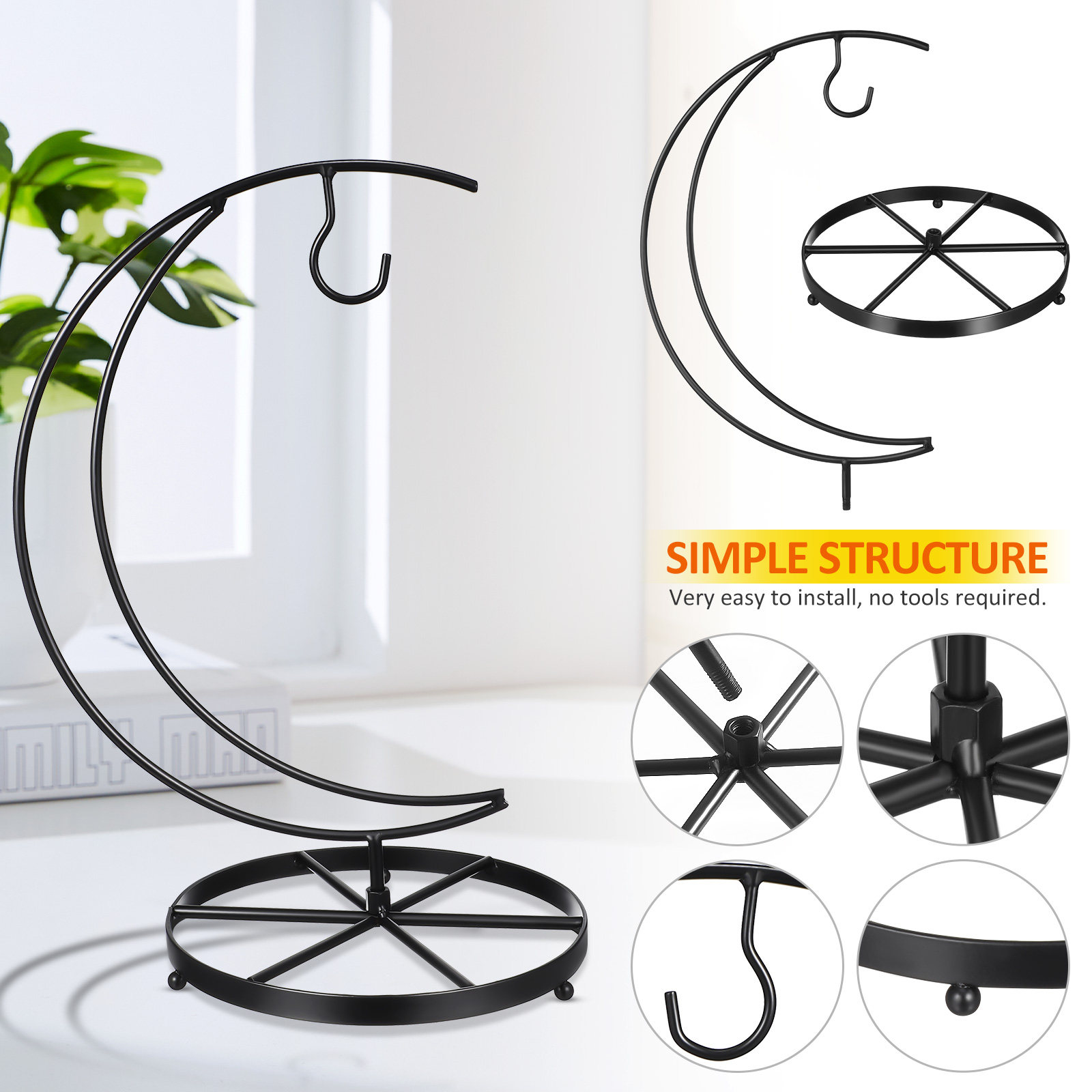 Fruit Plate Hook Metal Rack Ba - Food Storage Organizer 评论和价格