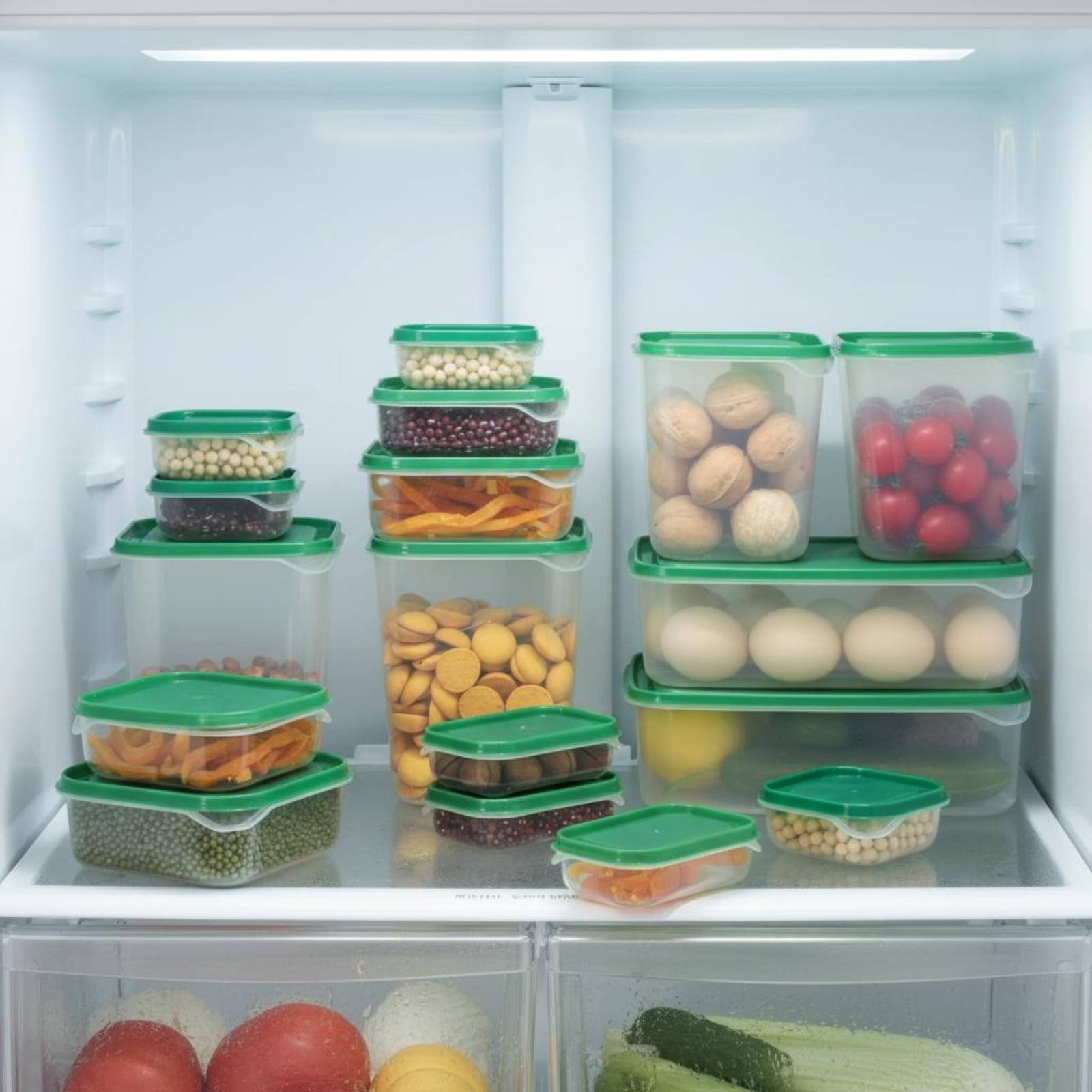 17 Pieces Fridge Storage Box S - Food Storage Box Plastic 评论和价格