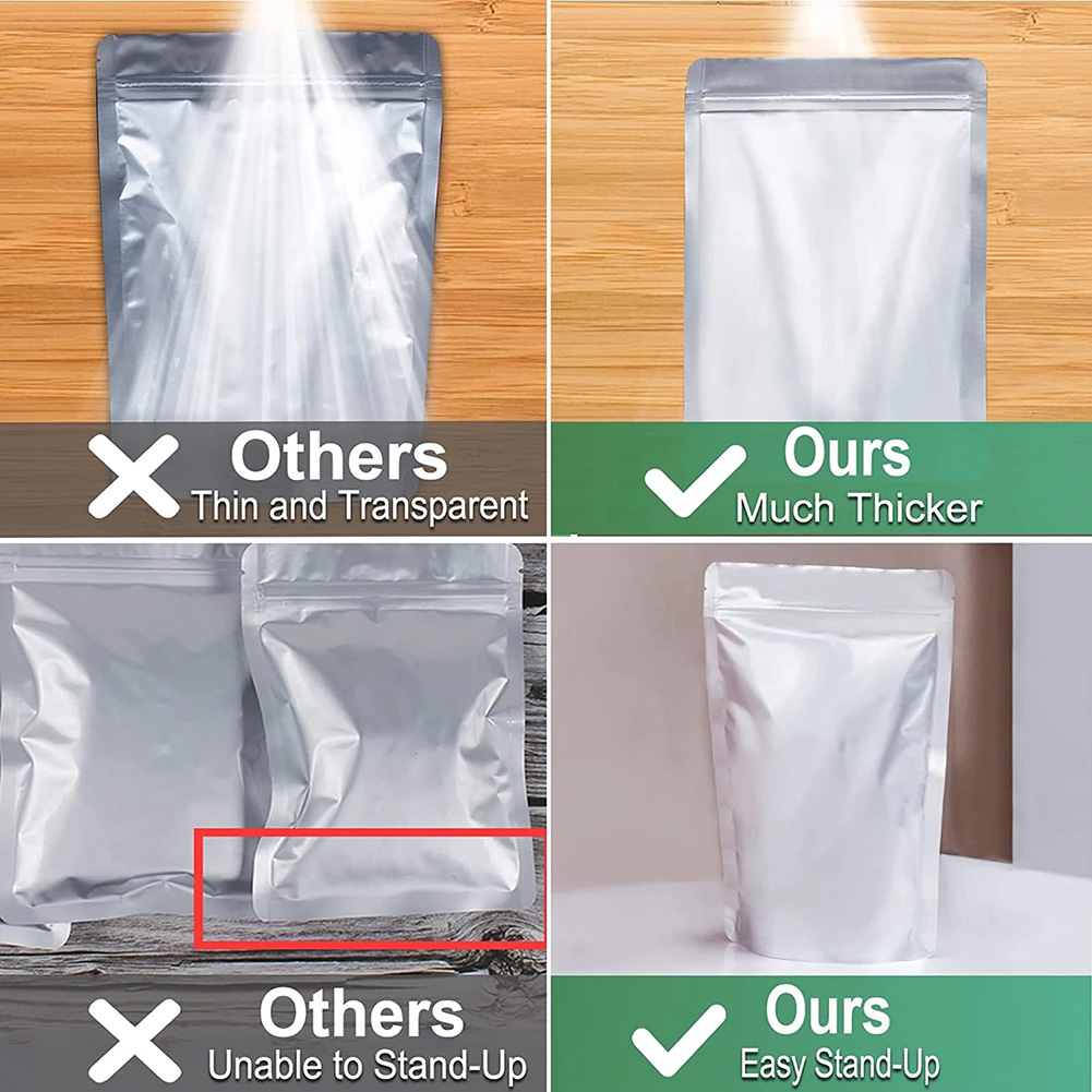 50pcs Mylar Bag with Oxygen Ab - Food Storage Oxygen Absorbers 评论和价格