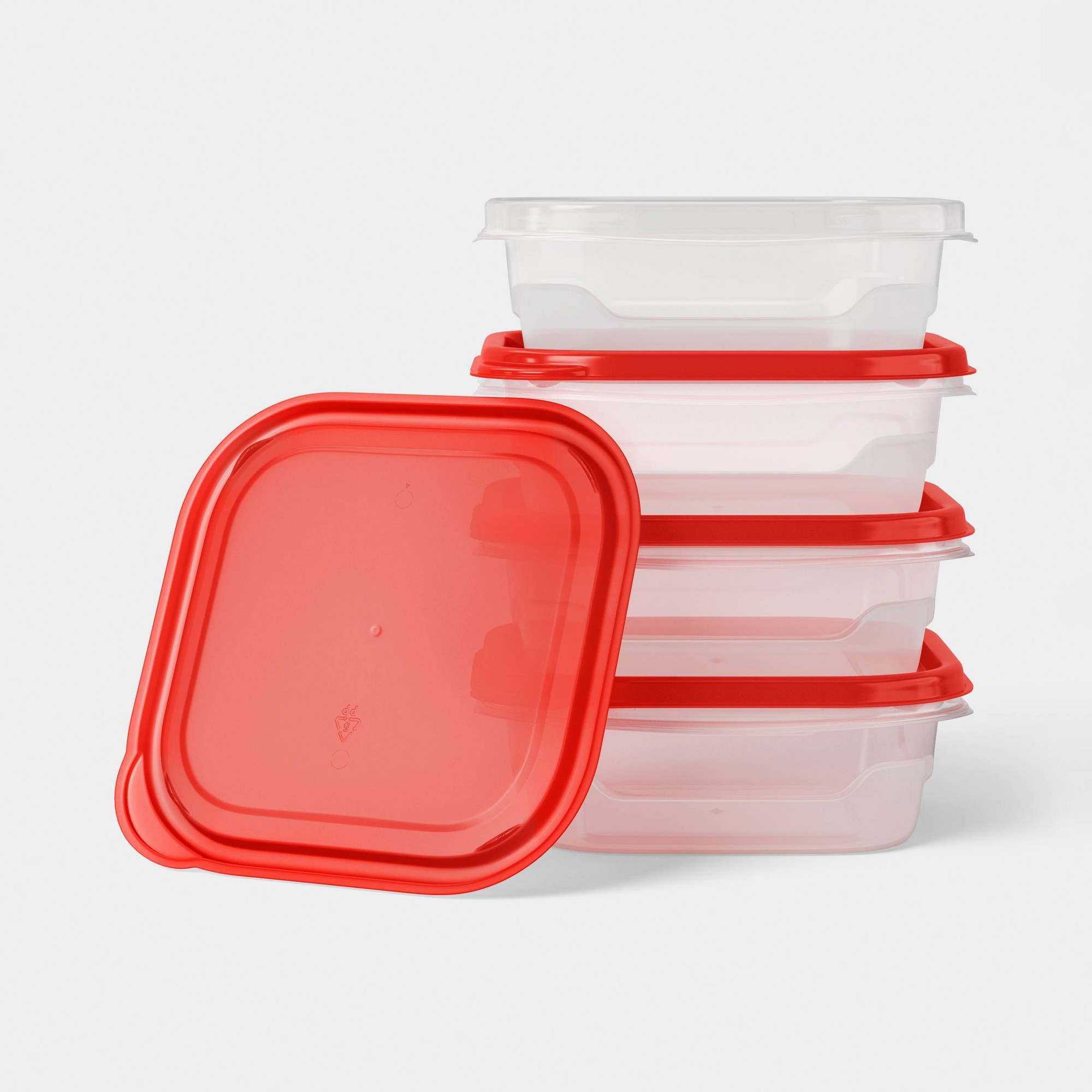 4ct Small Square Food Storage  - Food Storage Meal Prep 评论和价格