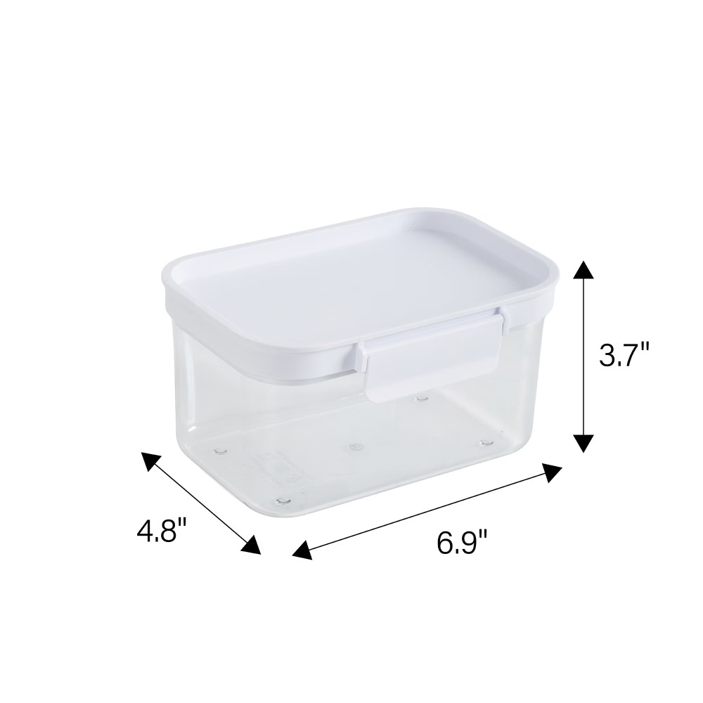 Small Rectangular Plastic Pant - Food Storage Organizer 评论和价格
