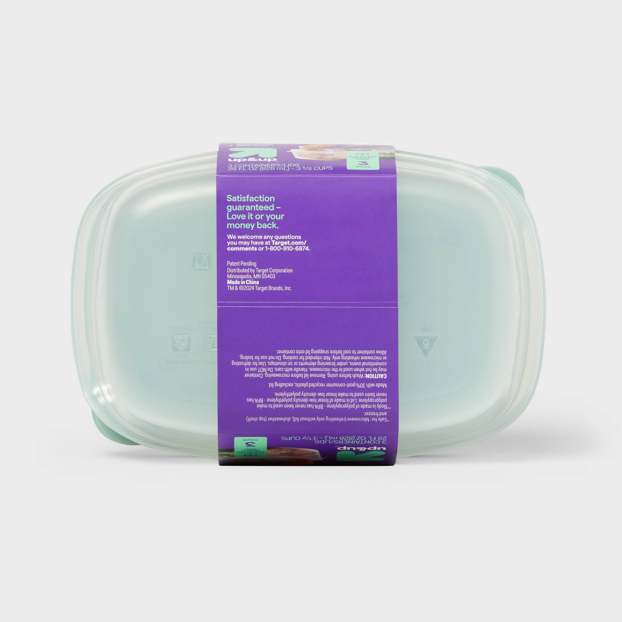 3ct Clear Plastic Divided Rect - Food Storage Meal Prep 评论和价格