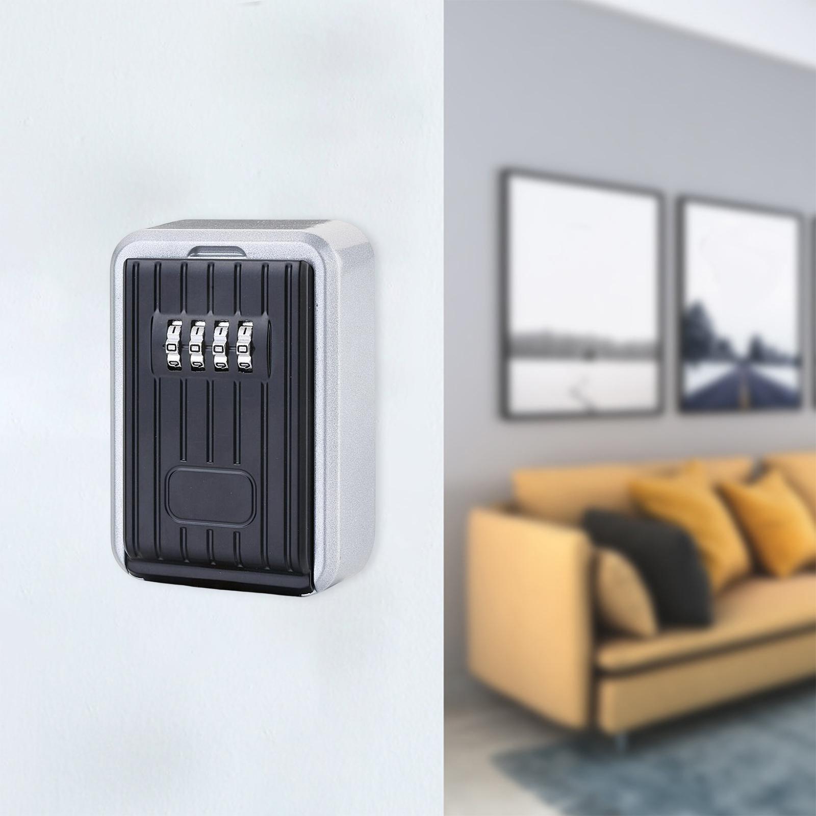 4 Digit Wall Mounted Password  - Food Storage Box With Lock And Key 评论和价格