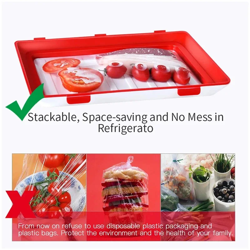 Food Preservation Tray Seafood - Food Storage Meal Prep 评论和价格