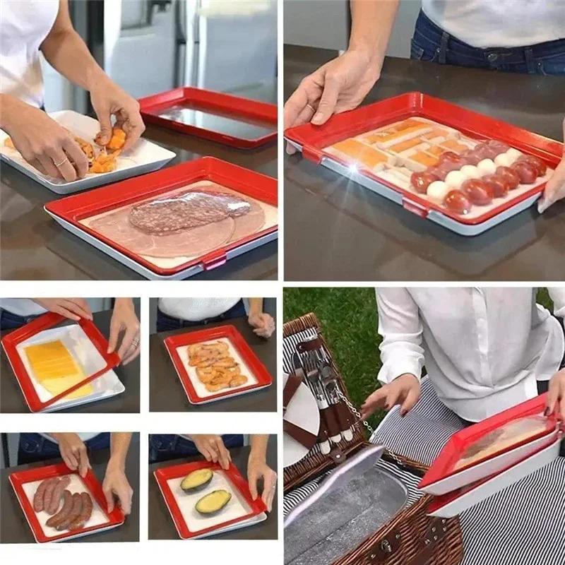 Food Preservation Tray Seafood - Food Storage Meal Prep 评论和价格
