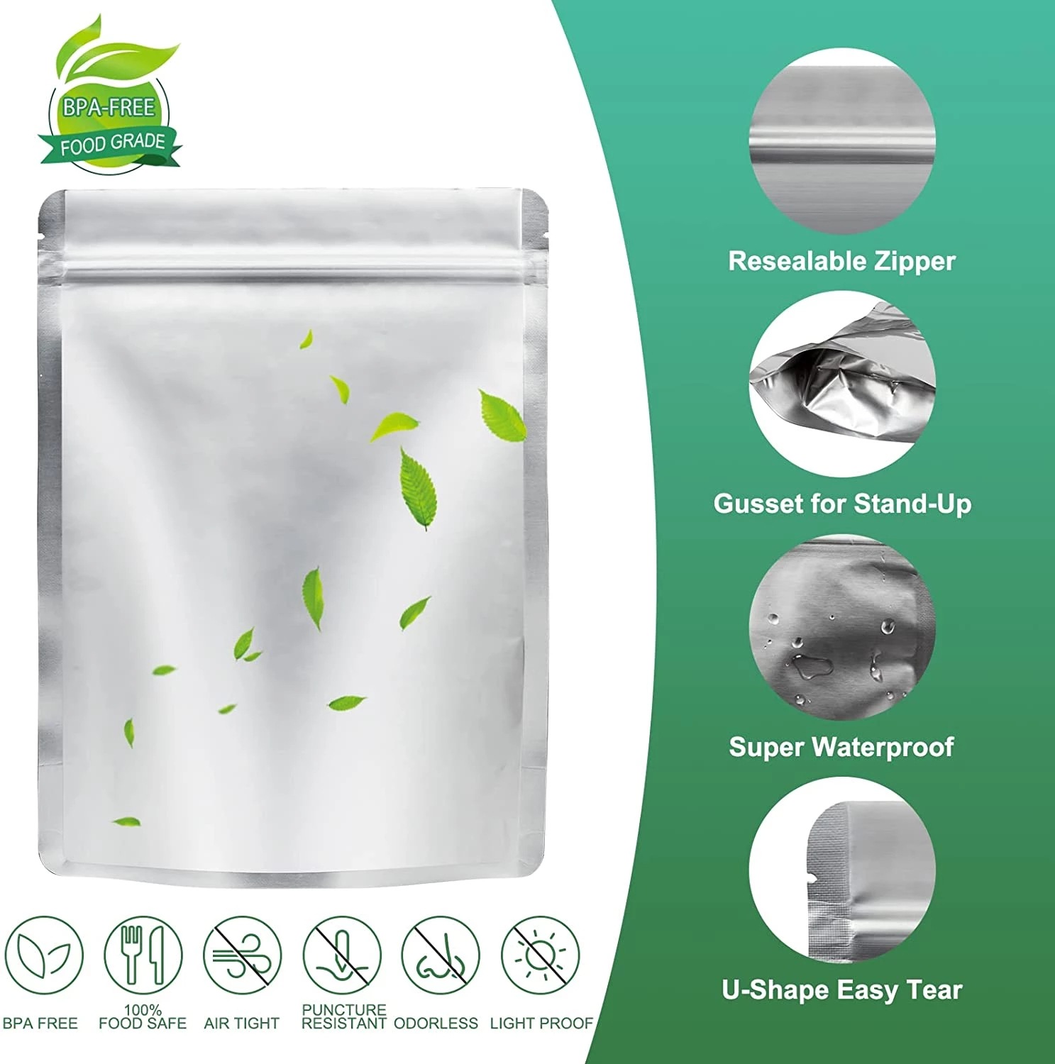 50Pack Aluminum Foil Package B - Food Storage Oxygen Absorbers 评论和价格