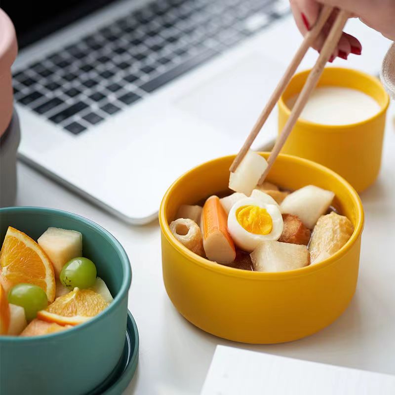 1pcs silicone round rice bowl  - Food Storage Hot 评论和价格