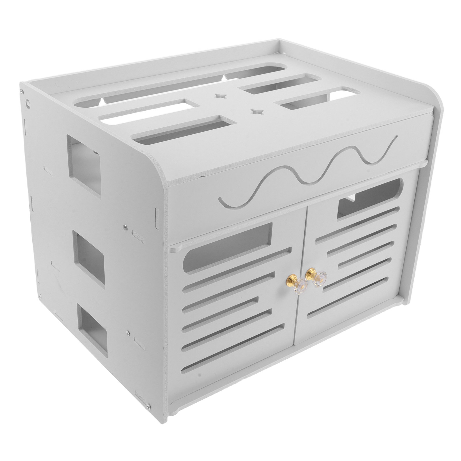 3-Layer WiFi Router Storage Bo - Food Storage Organizer 评论和价格