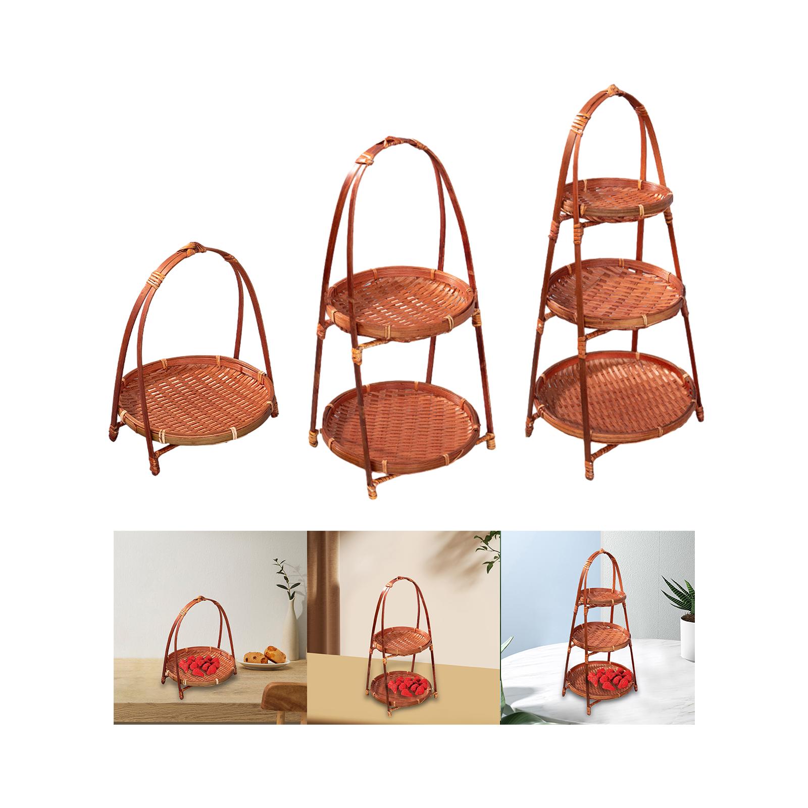 Bamboo Woven Fruit Basket Meal - Food Storage Restaurant 评论和价格