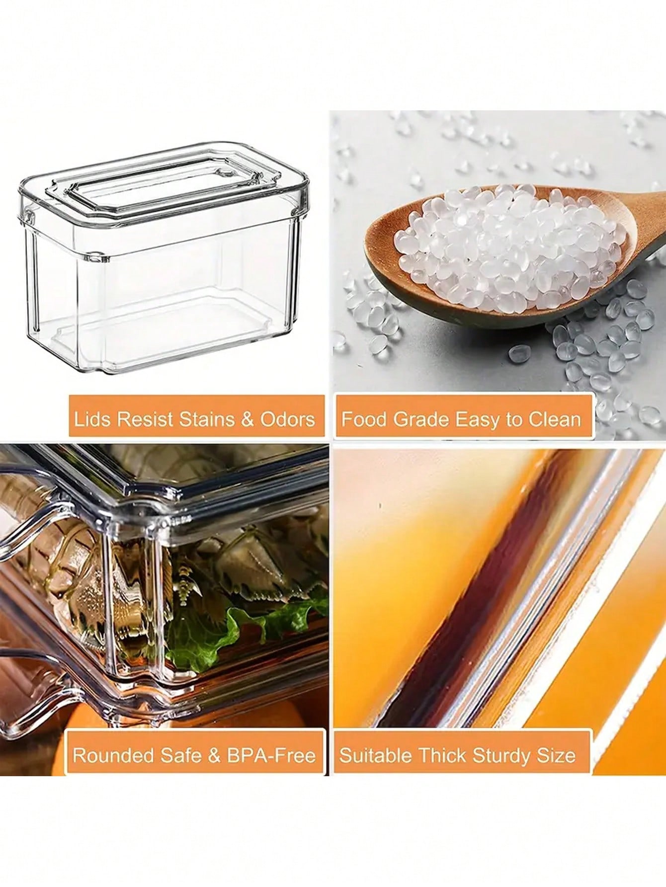 7 Pack Stackable Refrigerator  - Stackable Pantry Bin 评论和价格