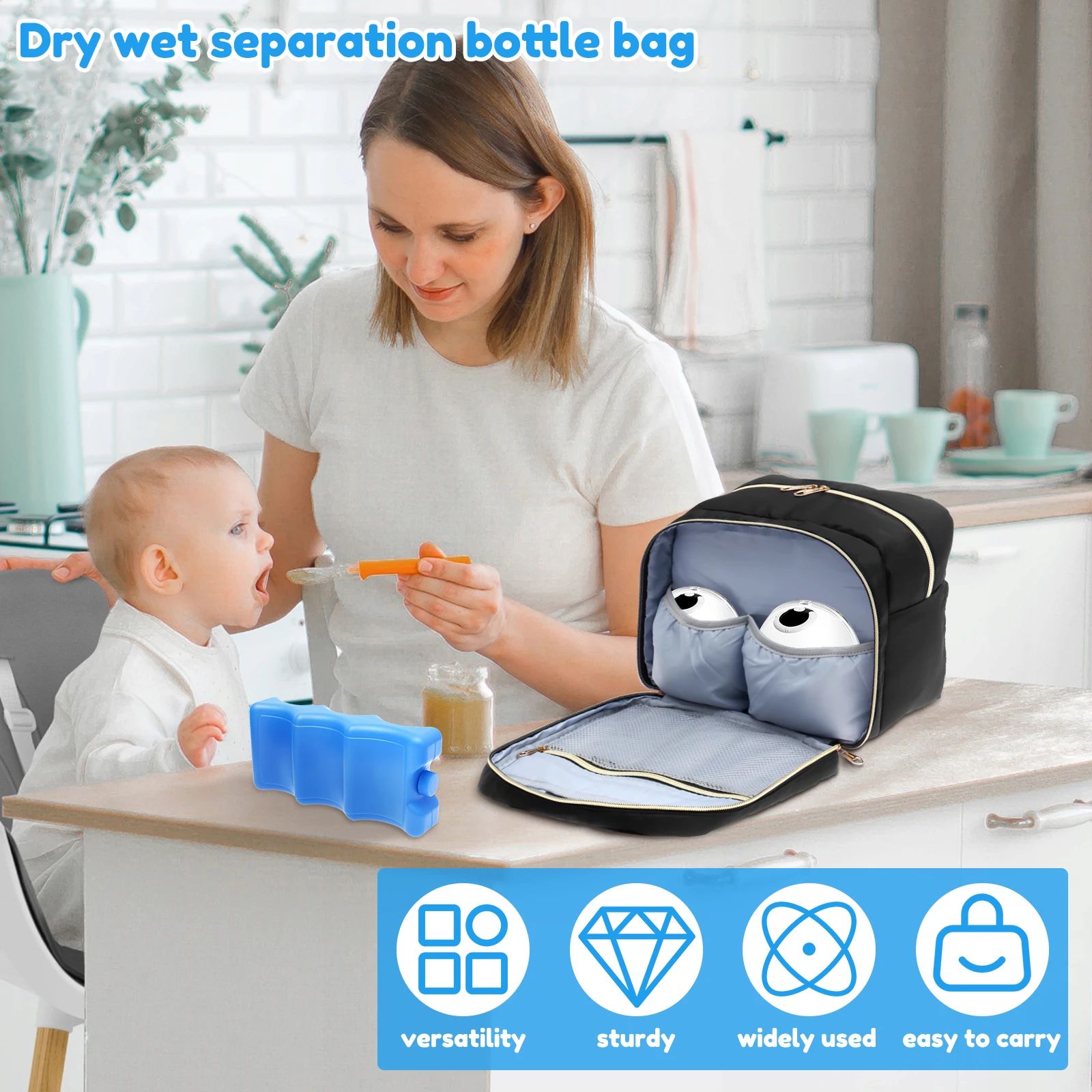 Breast Pump Storage Bag with I - Food Storage Keep Warm 评论和价格