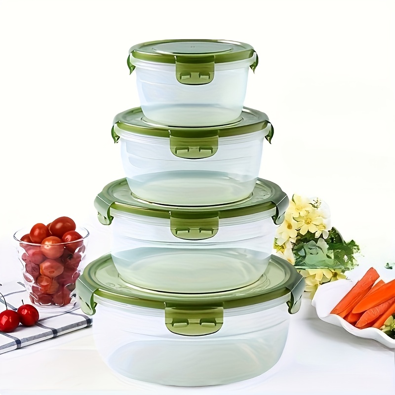 4 Plastic Food Storage Contain - Food Storage Box Plastic 评论和价格