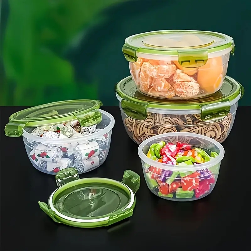 4 Plastic Food Storage Contain - Food Storage Box Plastic 评论和价格
