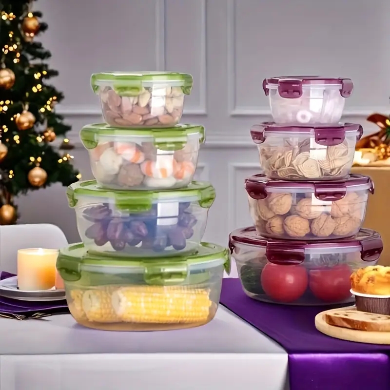 4 Plastic Food Storage Contain - Food Storage Box Plastic 评论和价格