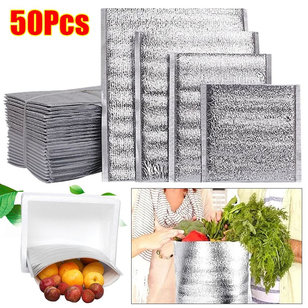50Pcs/Pack Folding Ice Cold Wa - Food Storage Keep Warm 评论和价格