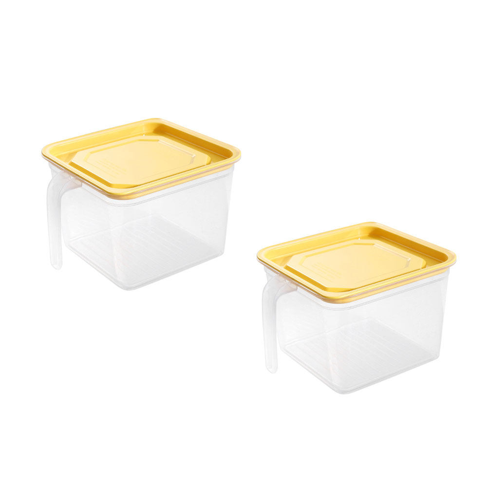 2Pcs Ecofriendly Stackable Foo - Food Storage Box Plastic 评论和价格