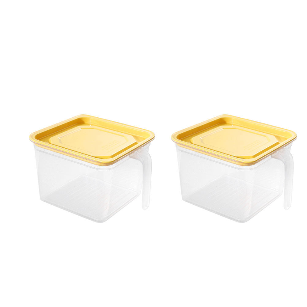 2Pcs Ecofriendly Stackable Foo - Food Storage Box Plastic 评论和价格