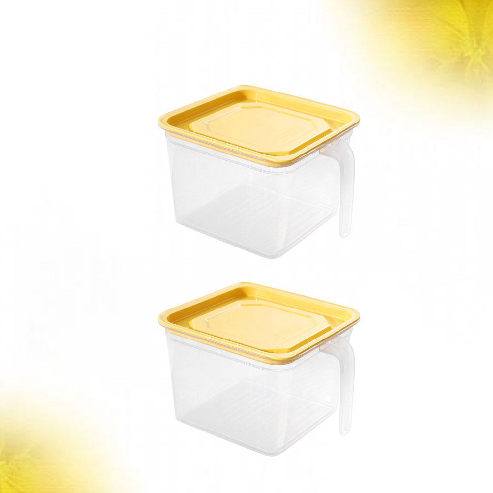 2Pcs Ecofriendly Stackable Foo - Food Storage Box Plastic 评论和价格