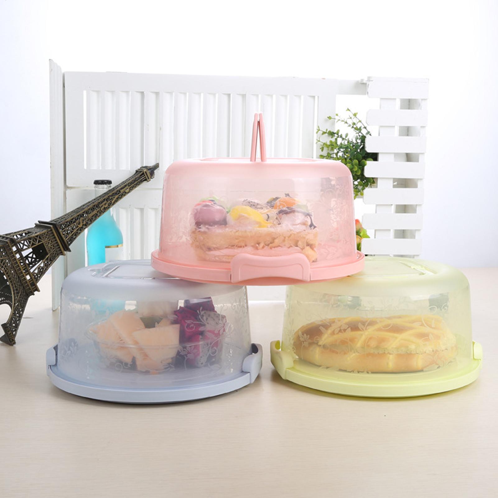 Handheld Cake Carrier Reusable - Food Storage Box Plastic 评论和价格