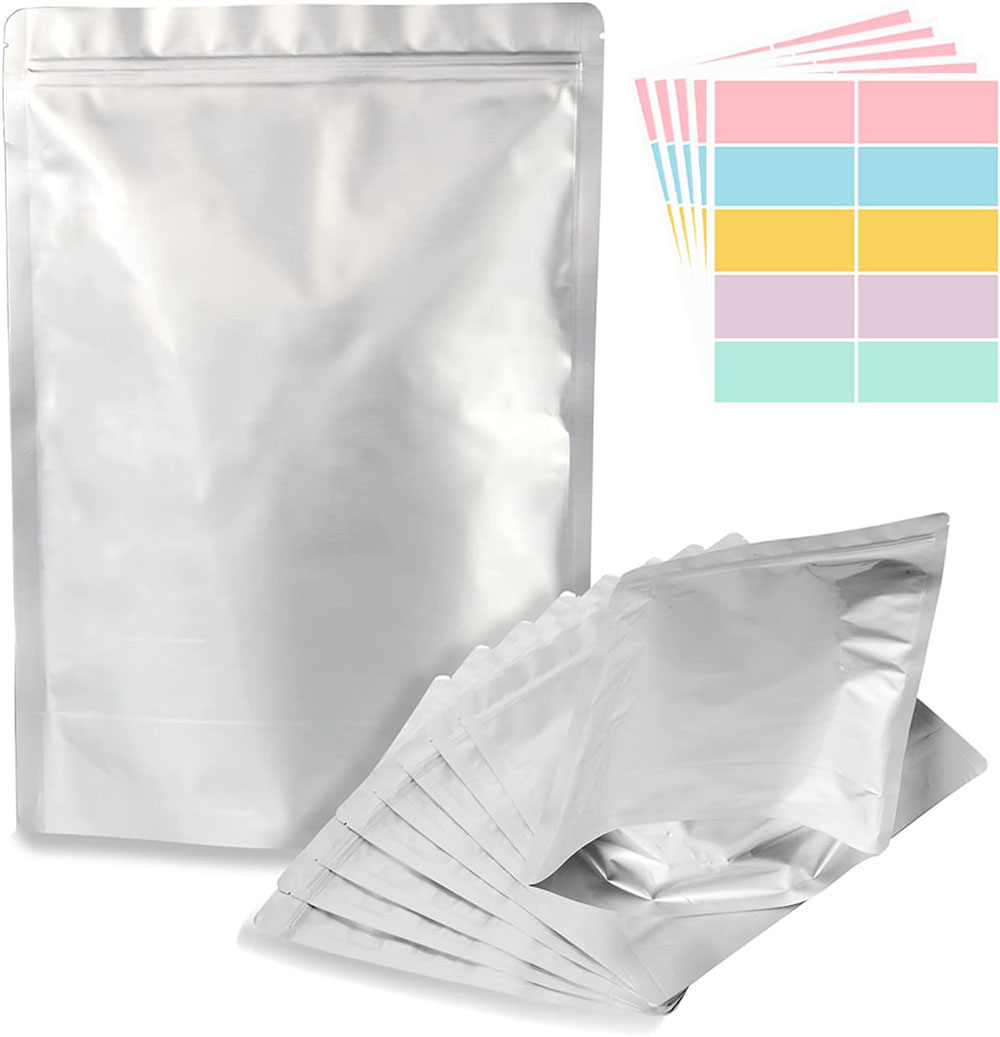 10Pack 5 Gallon Aluminum Foil  - Food Storage Oxygen Absorbers 评论和价格