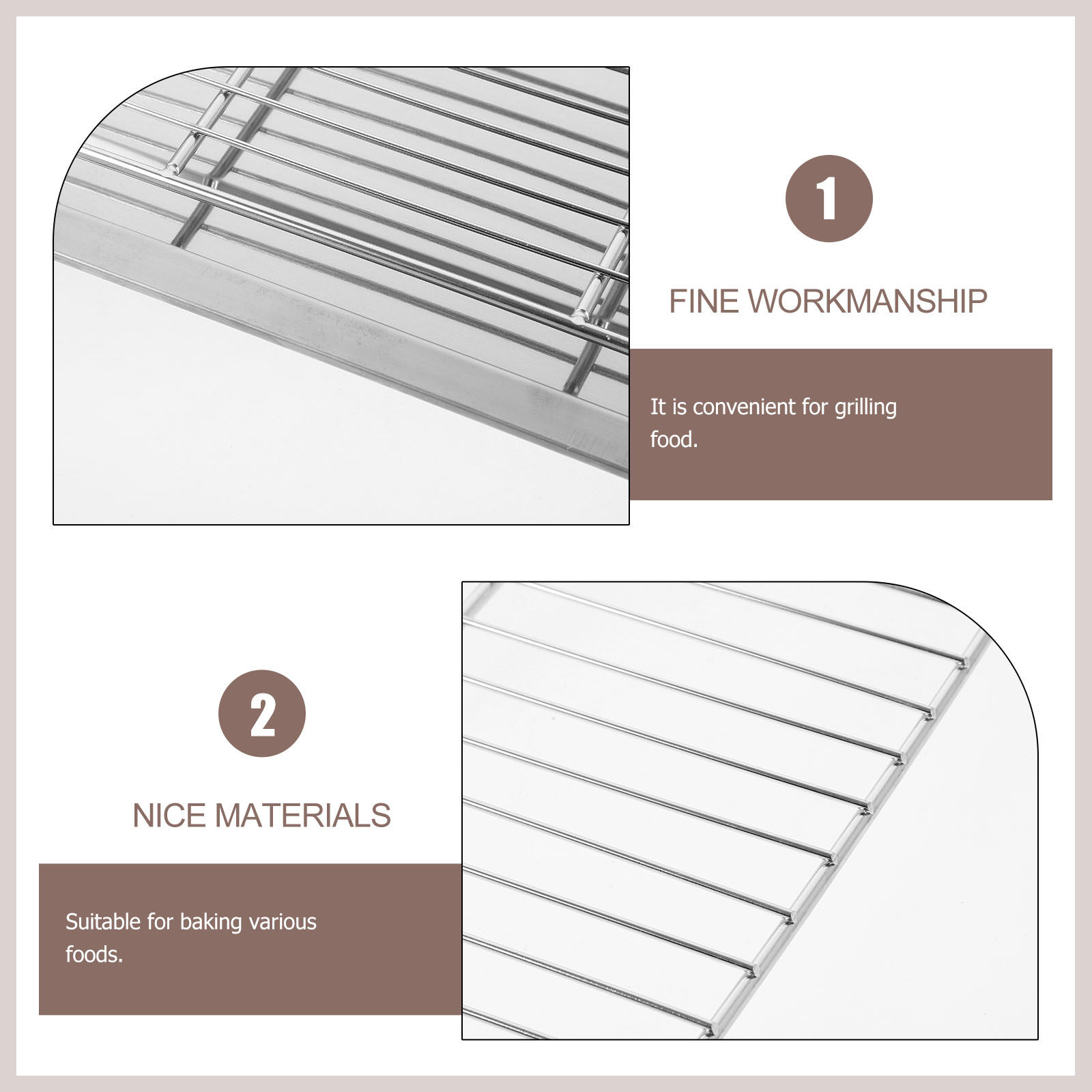 1Set Stainless Steel Wire Baki - Food Storage Restaurant 评论和价格