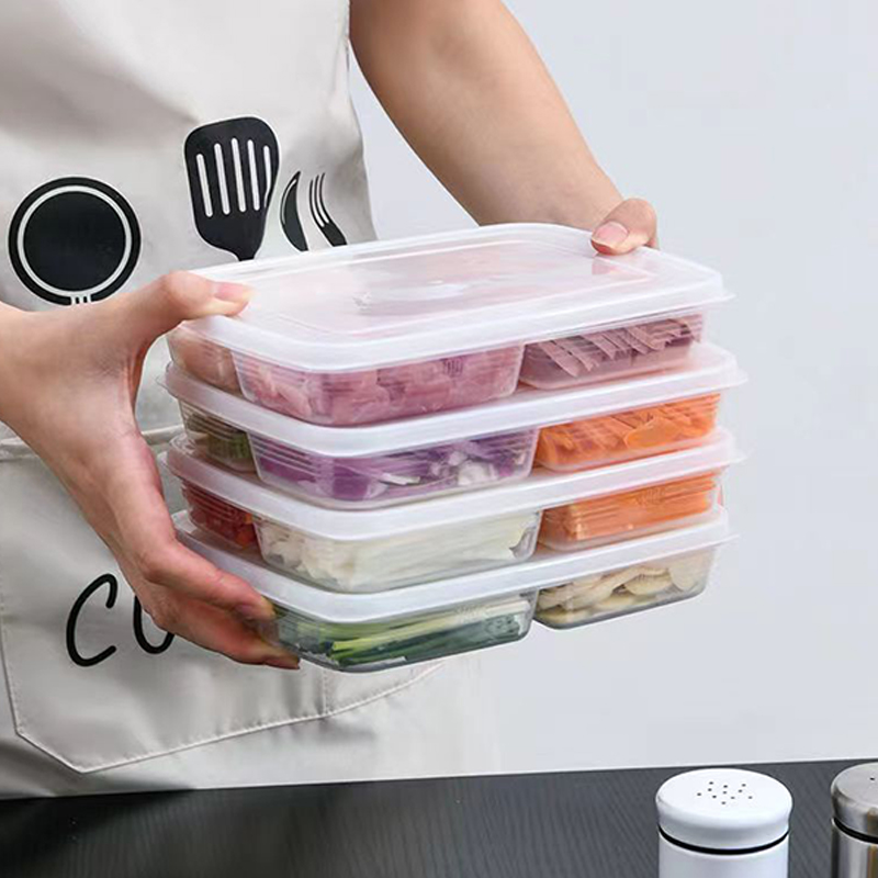 New【4 Grids Plastic Storage Bo - Food Storage Box Plastic 评论和价格