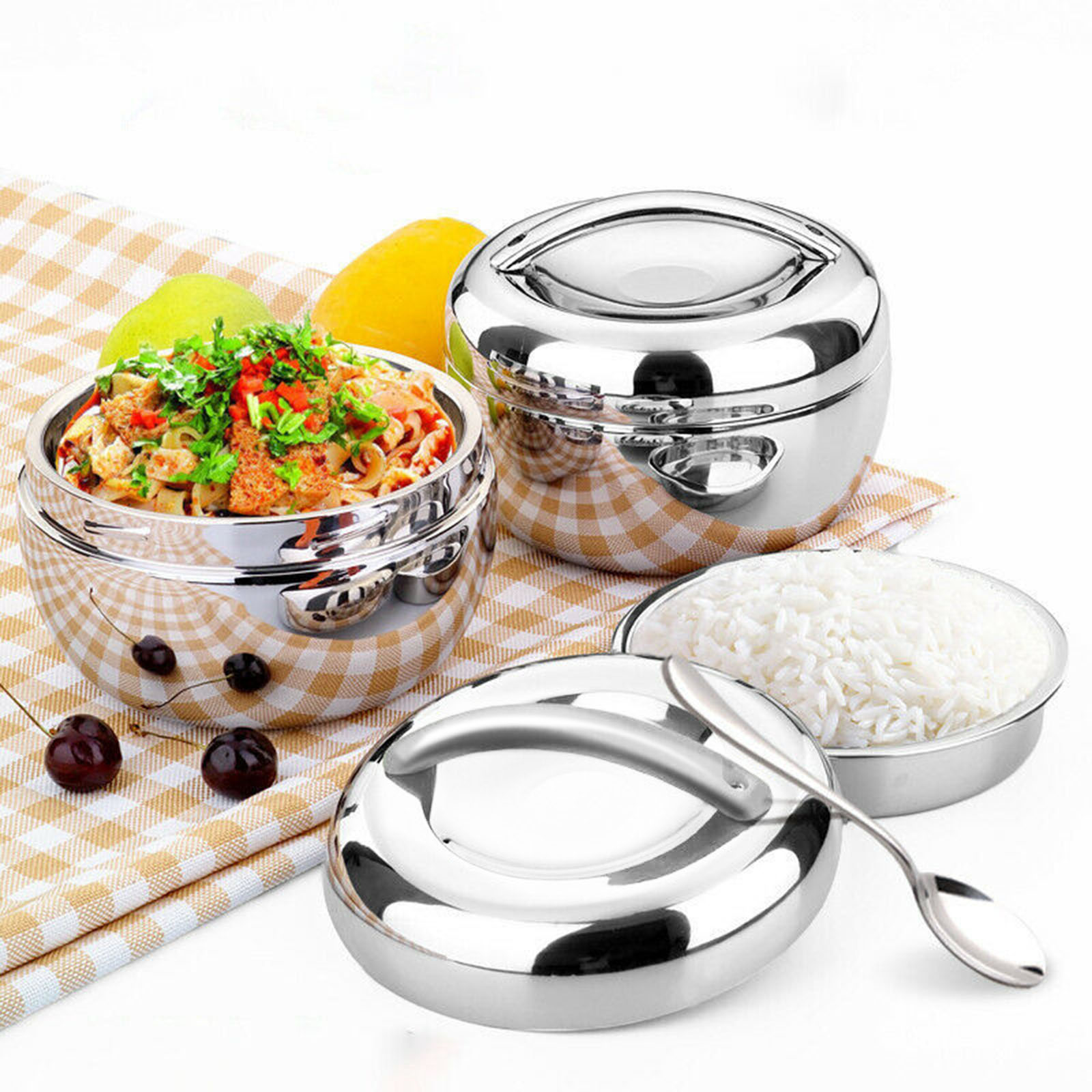 Stainless Steel Insulated Ther - Food Storage Hot 评论和价格