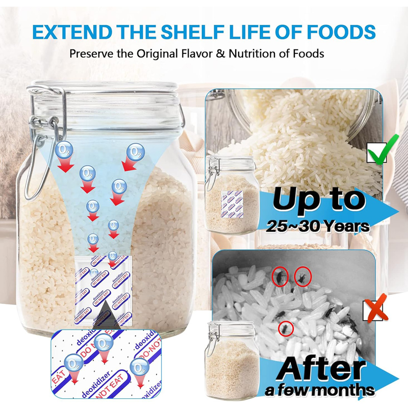 Food Grade Oxygen Absorbers 20 - Food Storage Oxygen Absorbers 评论和价格