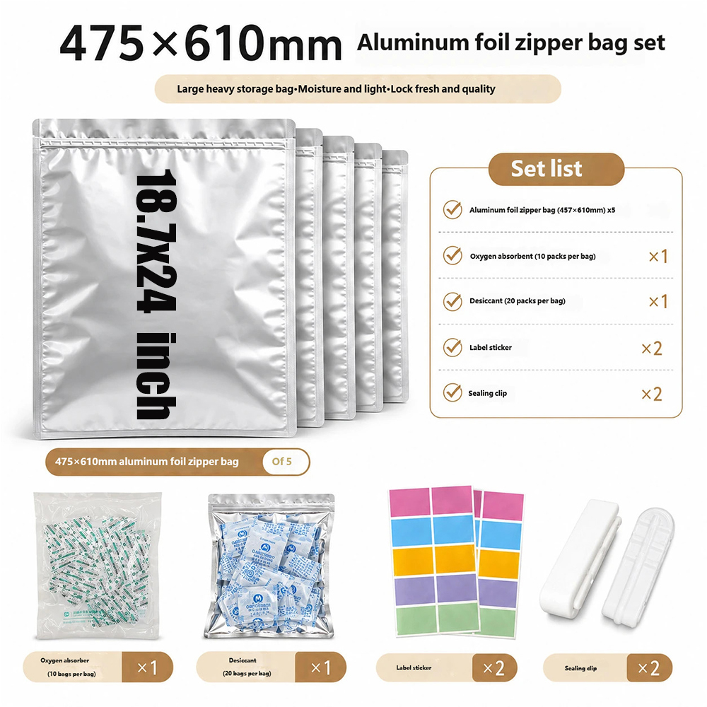 5Pack 15Kg 35Kg Extra Large Th - Food Storage Oxygen Absorbers 评论和价格