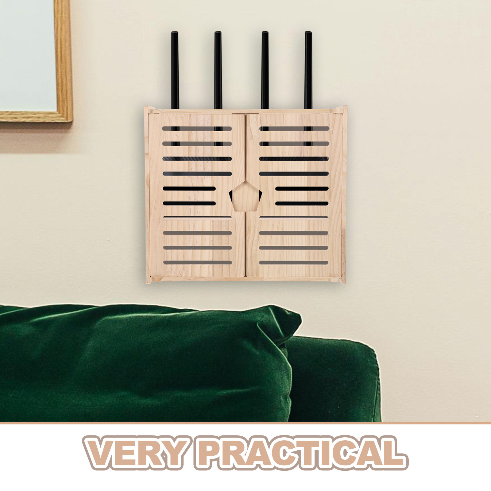 Natural Wood Router Storage Ca - Food Storage Organizer 评论和价格