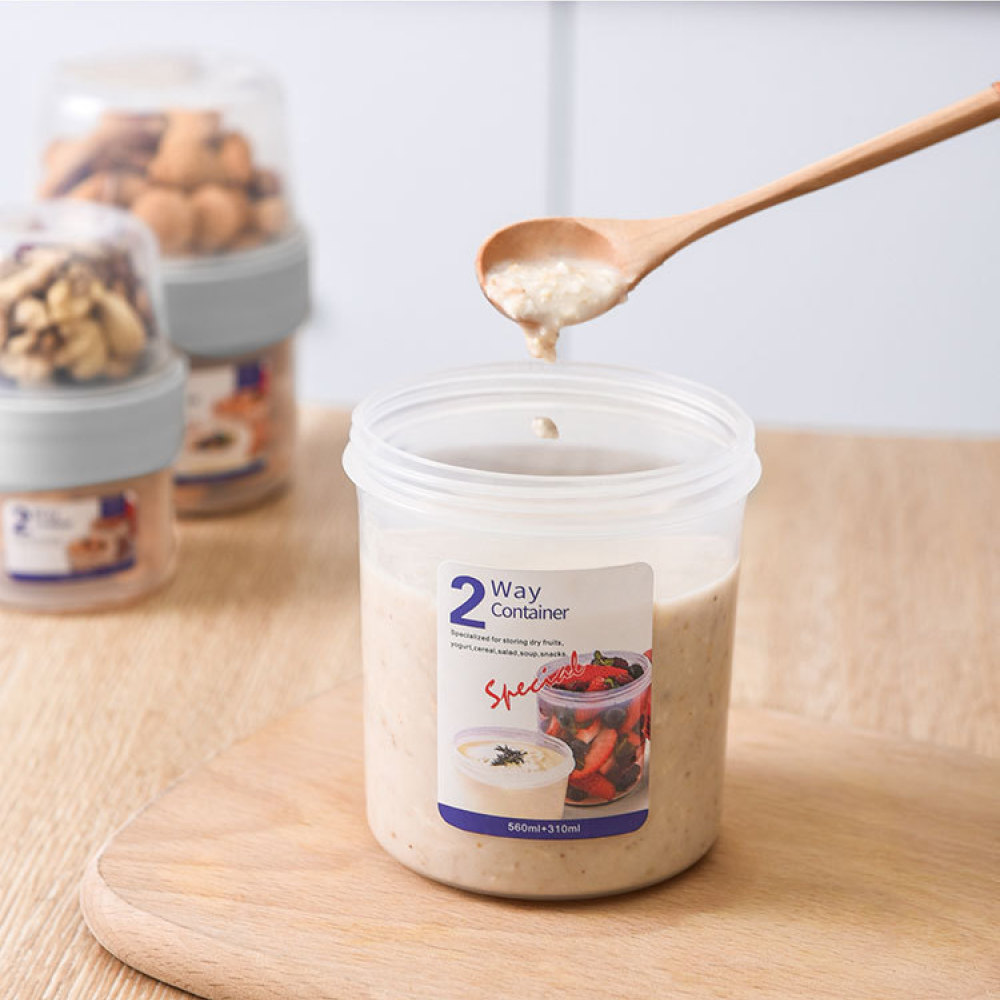 Double Layer Leakproof Food Ca - Food Storage Meal Prep 评论和价格
