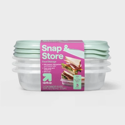 2026 New 3 Pack 24oz Square Fo - Food Storage Meal Prep 评论和价格